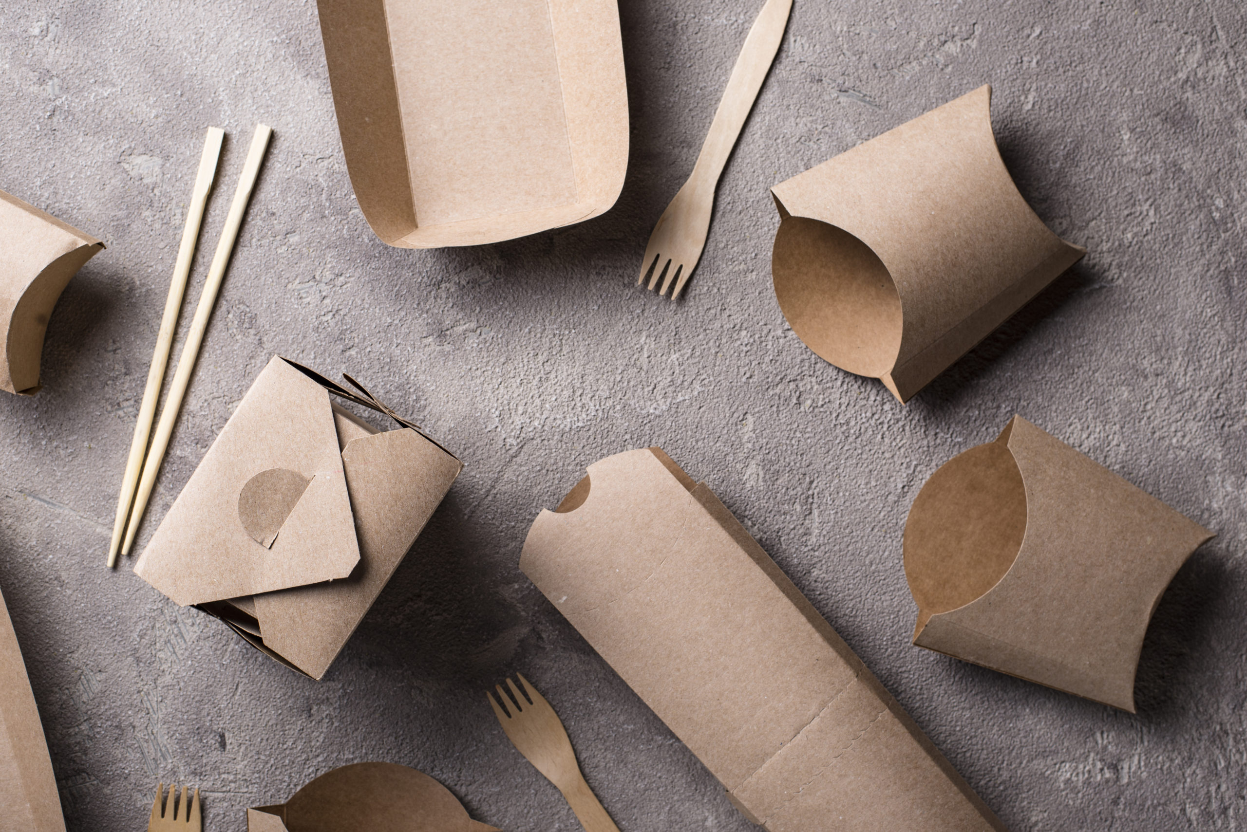 Eco friendly fast food containers